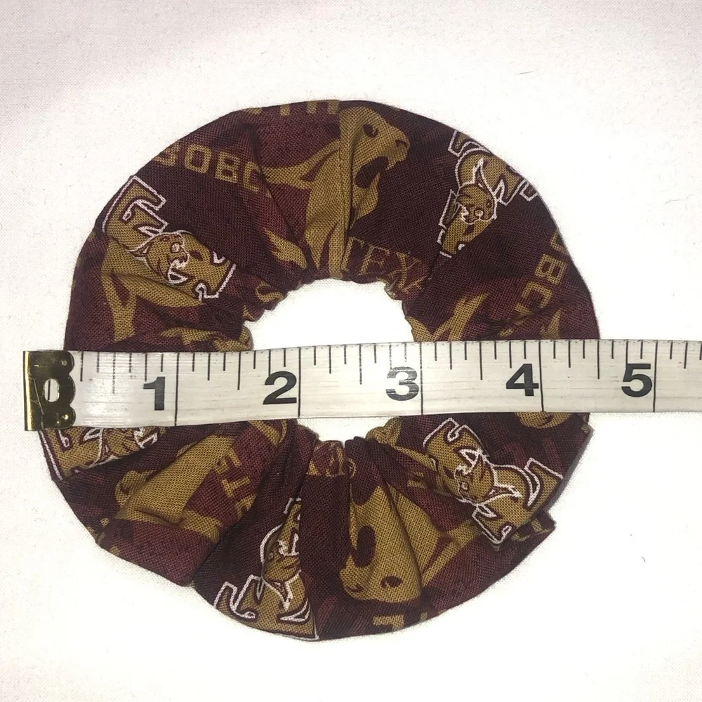 NWT Texas State Bobcats Scrunchies Wristbands 2 pack Made in USA